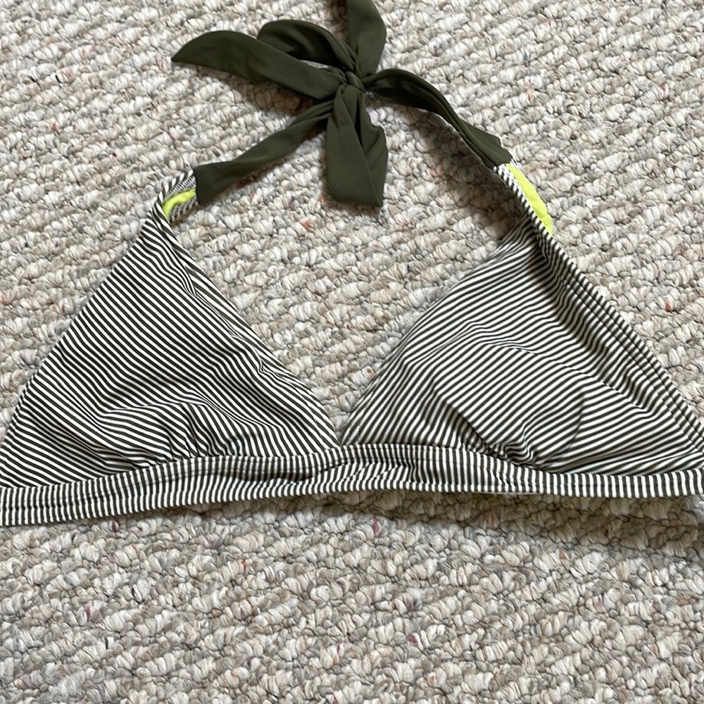 Prana striped bikini top